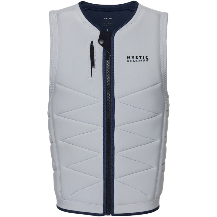Mystic Mens Outlaw Front Zip Wake Impact Vest 35005.240226 - Off White
